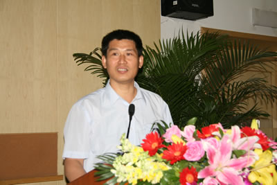 中国科学院副院长詹文龙致辞